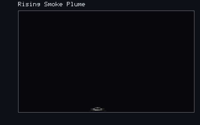 Rising Smoke Plume