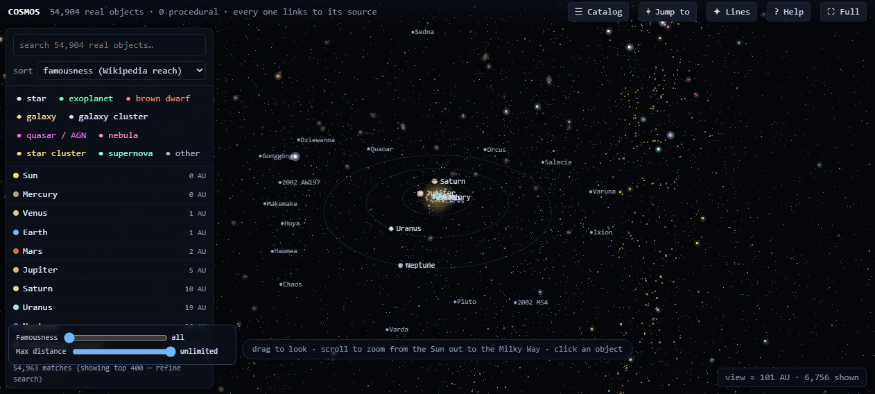 Cosmos — Solar-System Orrery