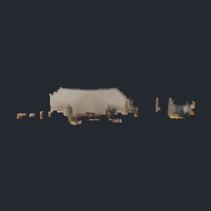 A dusk skyline graded PARTIAL, inflated and rotating.