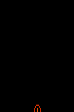 Blackbody emission: a dark field with a bright self-luminous flame core.