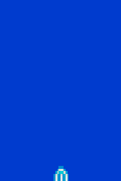 Temperature field as a blue-to-white heat ramp, hottest at the flame core.