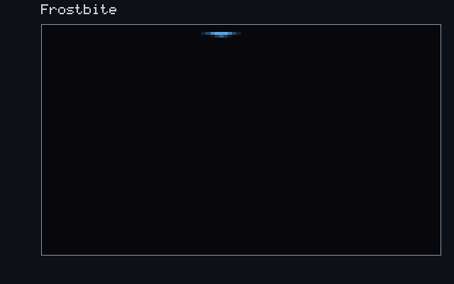 Frostbite - Cold-vapour front animation