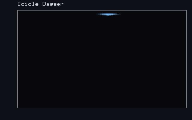 Icicle Dagger - Cold-vapour front animation