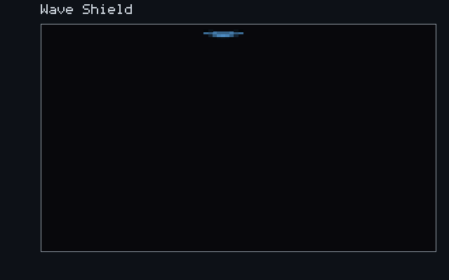 Wave Shield - Gravity flow animation