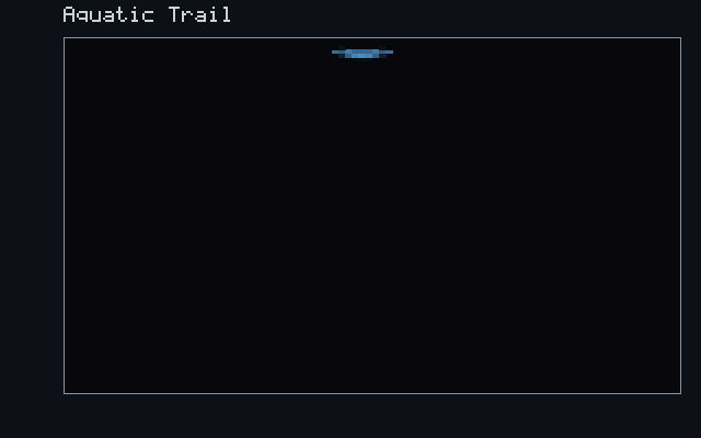 Aquatic Trail - Gravity flow animation