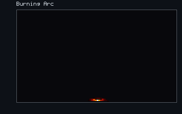Burning Arc - Combustion field animation