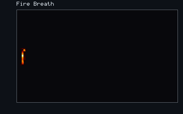 Fire Breath - Combustion field animation