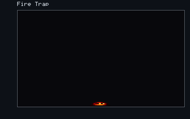Fire Trap - Combustion field animation
