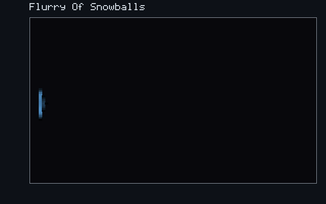 Flurry Of Snowballs - Cold-vapour front animation