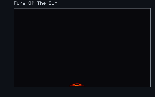 Fury Of The Sun - Combustion field animation