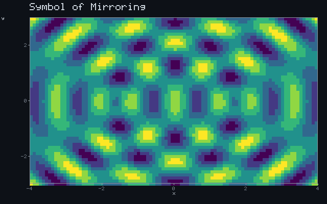Symbol of Mirroring - Wave interference animation