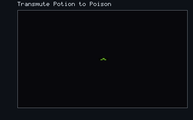 Transmute Potion to Poison - Diffusing miasma animation