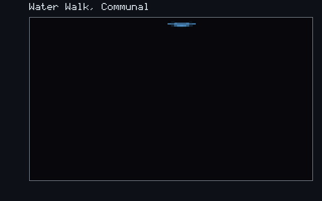 Water Walk, Communal - Gravity flow animation