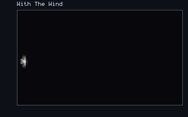 With The Wind - Advected air jet animation