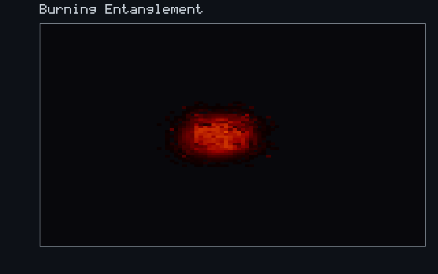 Burning Entanglement - Radial blast wave animation