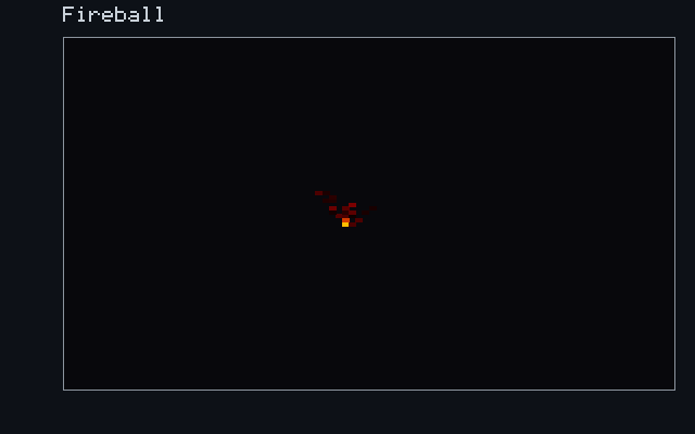 Fireball - Combustion field animation