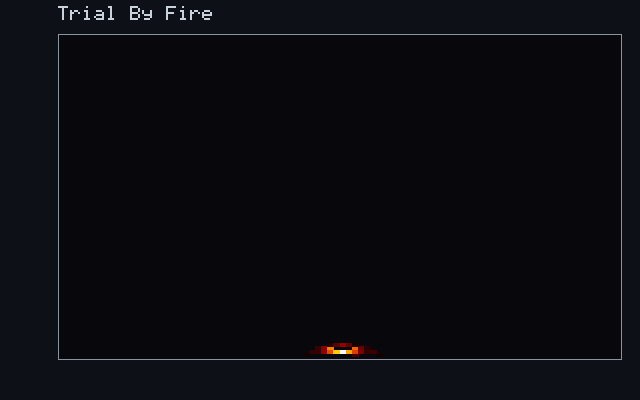 Trial By Fire - Combustion field animation
