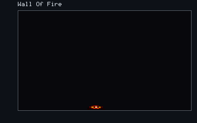 Wall Of Fire - Combustion field animation
