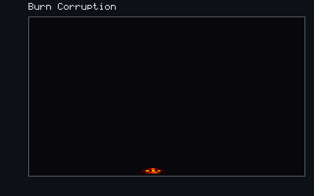 Burn Corruption - Combustion field animation
