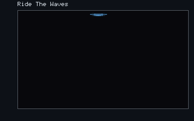 Ride The Waves - Gravity flow animation
