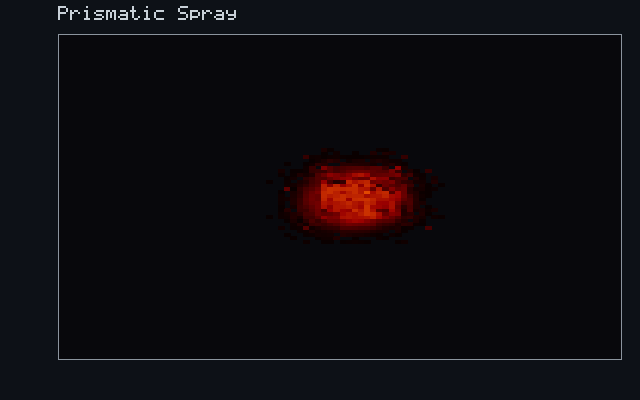 Prismatic Spray - Radial blast wave animation